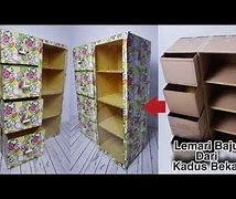 Bikin Lemari Kecil Dari Kardus